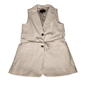 Banana Republic Women's Tie-Waist Vest in‎ Oxford Tan Size XS